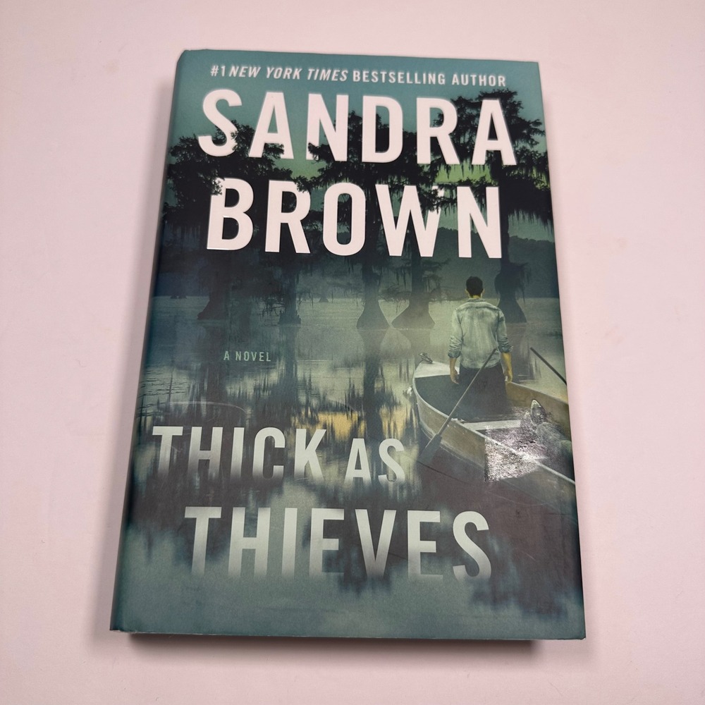 Sandra Brown Thick As Thieves Novel Book‎ Thriller Mystery Hardcover